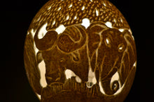 Load image into Gallery viewer, Big5 Heads on Ostrich Egg Carving
