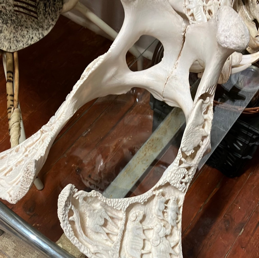 XL Giraffe Hip Bone Carving Big5 Carvings